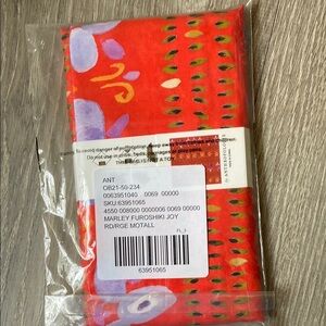 NWT Anthropologie Marley Furoshiki Joy Red Scarf